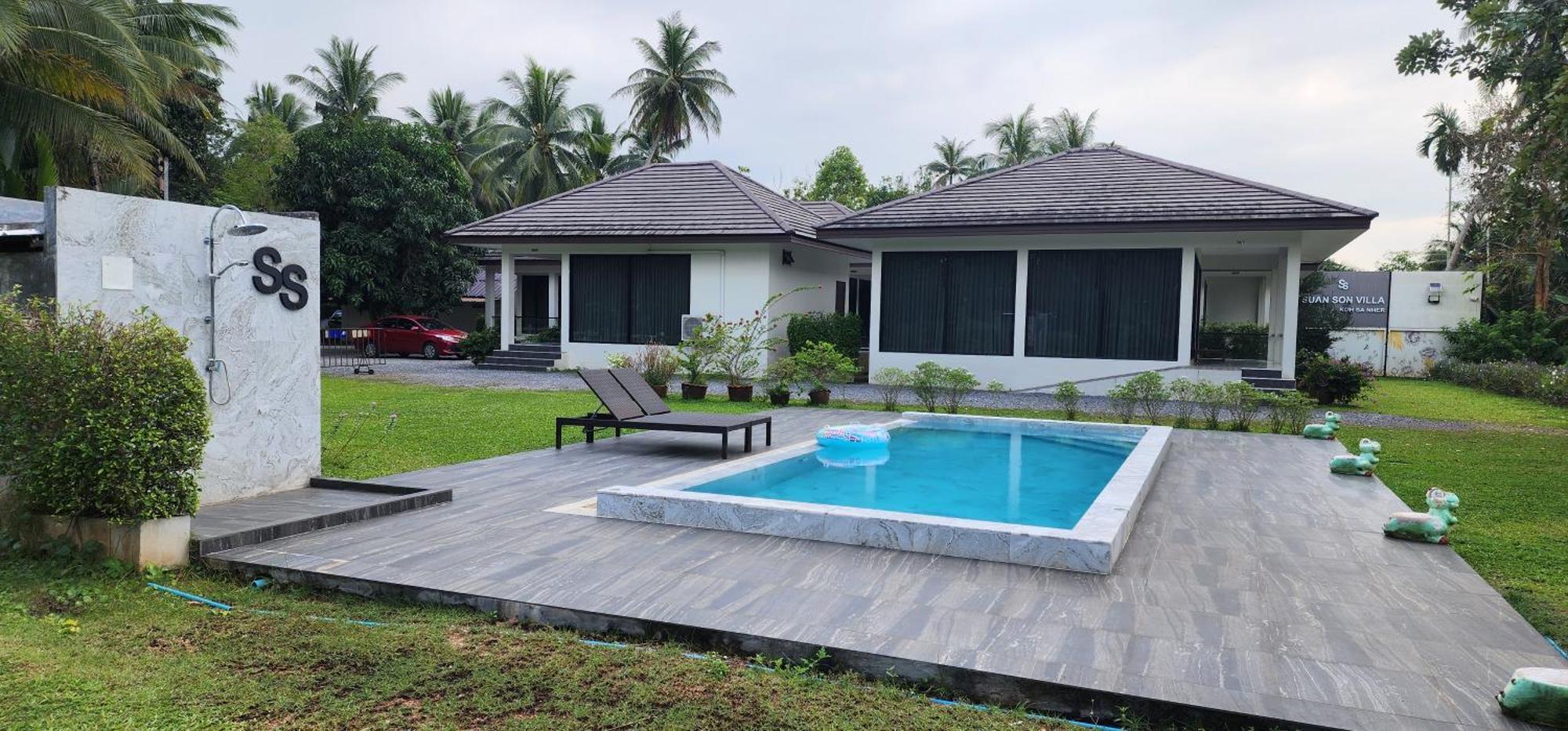Suan Son Villa Koh Sa Nher สวนสนธิ์วิลล่า เกาะเสนอ Sha Surat Thani Dış mekan fotoğraf